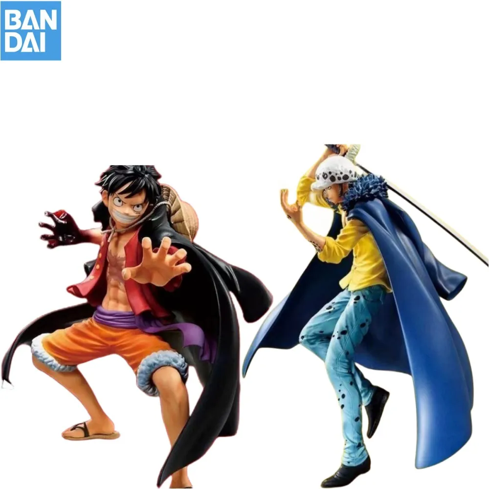 

Bandai Original One Piece Anime Works Series Water Law Luffy Figure The Island of Ghosts Collectible Action Figurines Model Gift