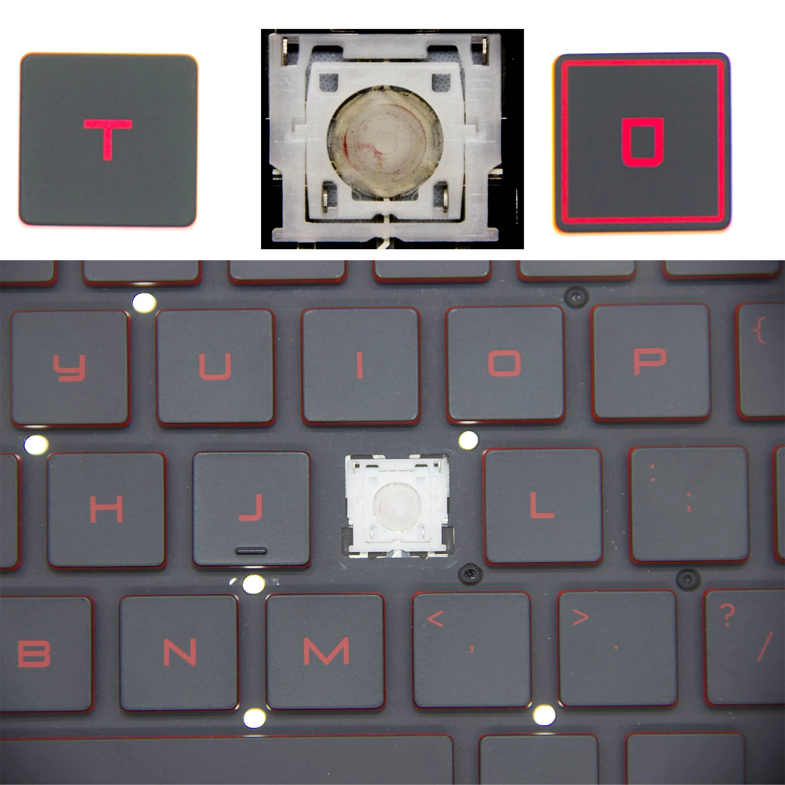 Keycap Key Cap For Hp Omen Plus 17cb 17cb1002ca Scissor Keyboard