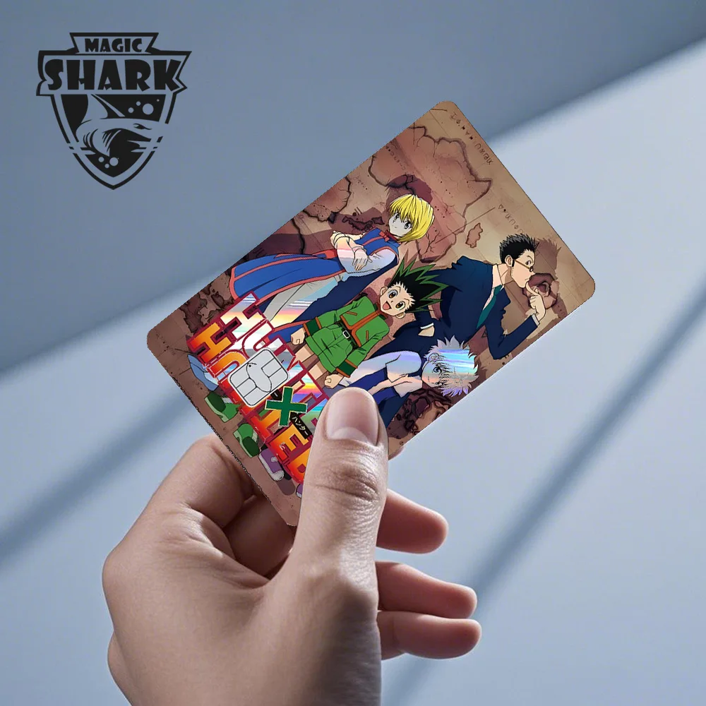 Holographic Anime Hunter X Hunter Card Skin Sticker