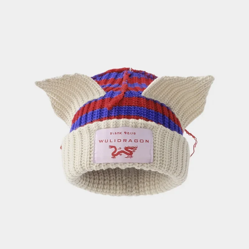 Beige blue red