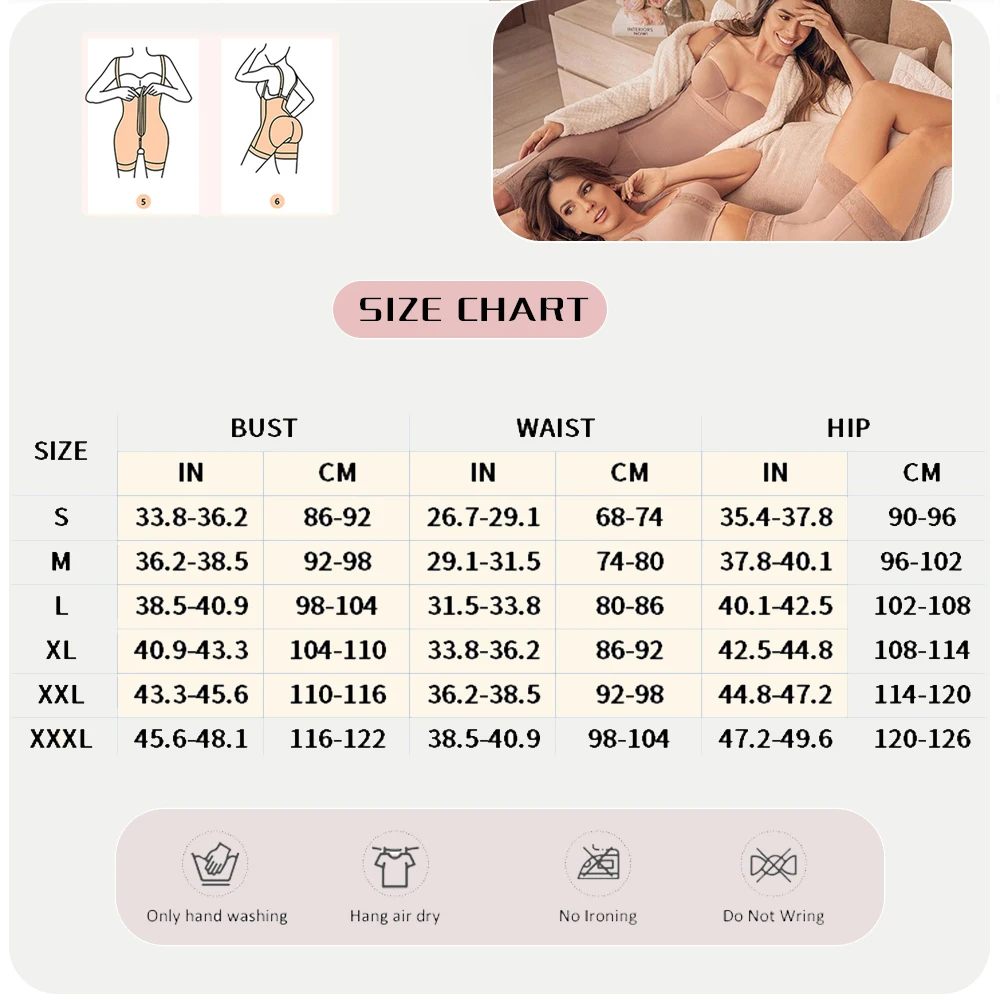 Women Waist Trainer Body Shaper Corset Corrective Slimming Underwear Bodysuit Sheath Tummy Control Shapewear Fajas Colombianas