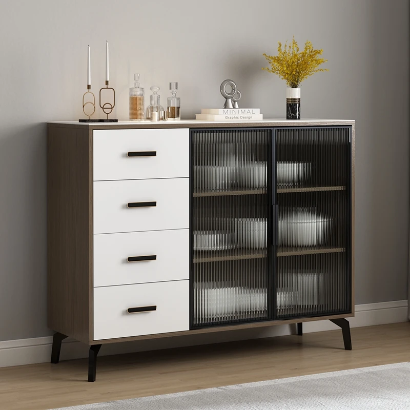 

Xl Nordic Light Luxury Rock Plate Sideboard Storage Cabinet Home Wall Tea Cabinet