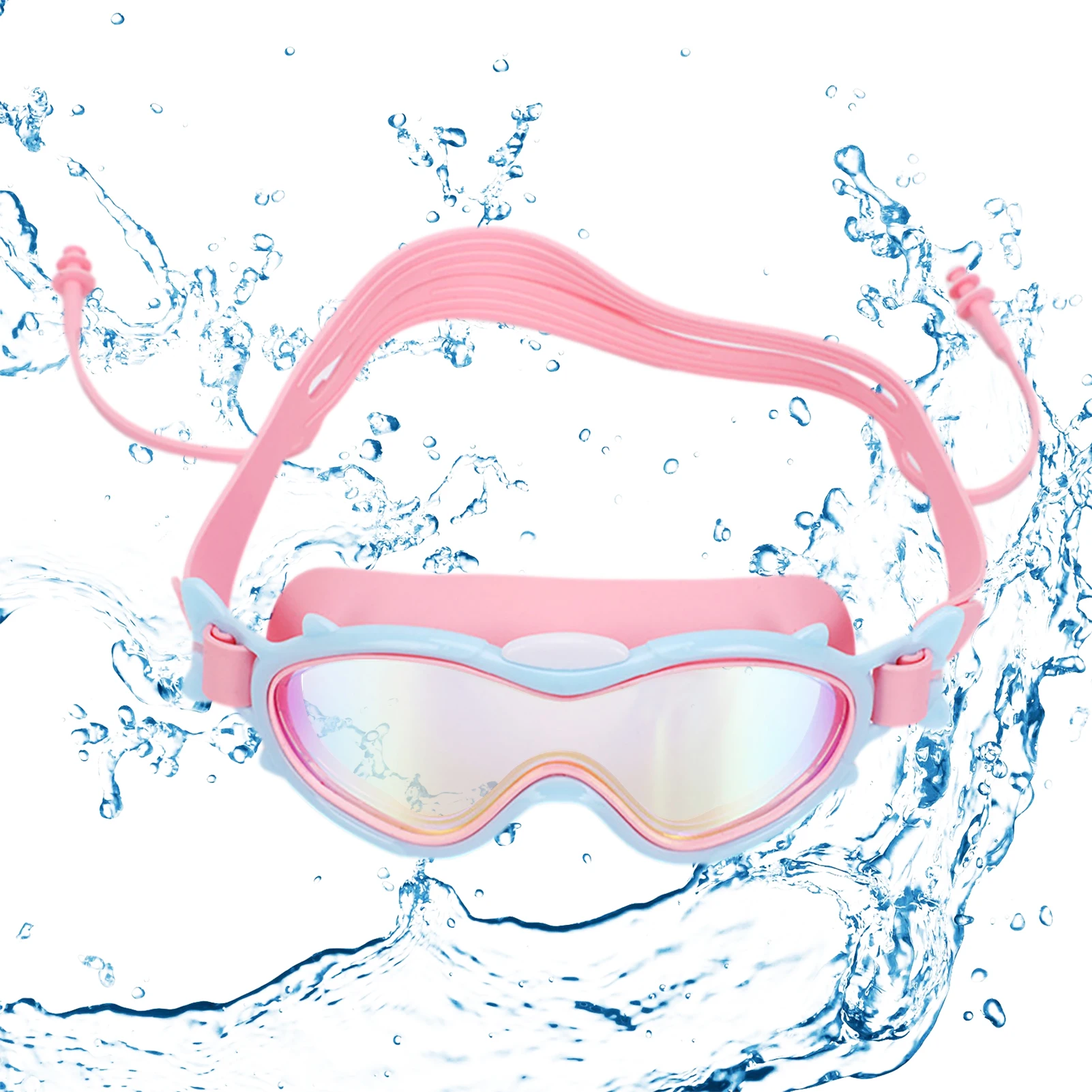

Professional Swimming Goggles Kids Swimming Glasses Anti-Fog UV Silicone Waterproof Swimming Eyewear For Children Pool Accessory