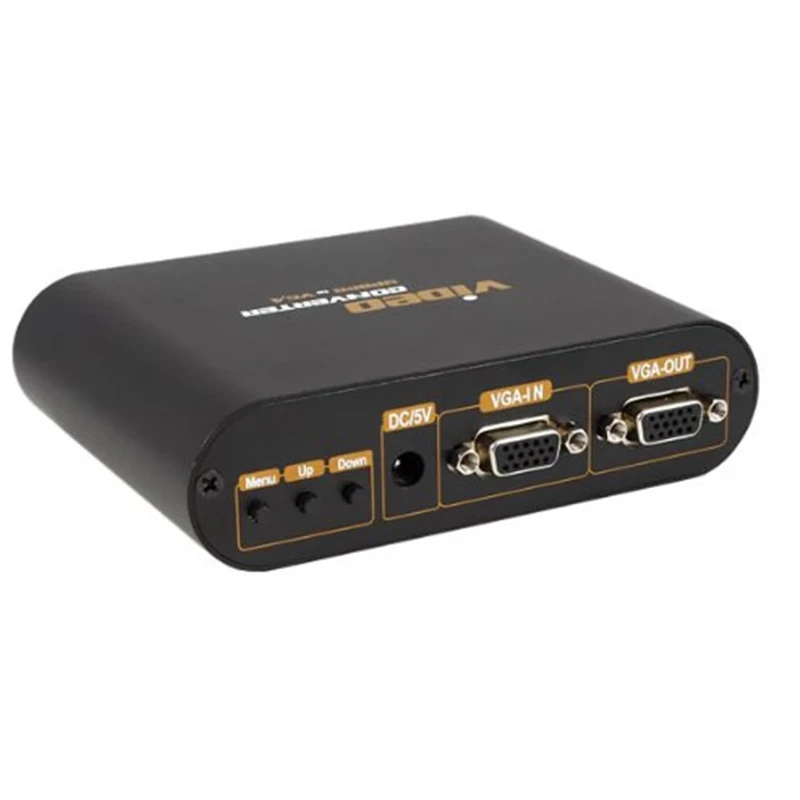 LKV7600 VGA ypbpr/component to VGA converter For PC Laptop to TV Ypbpr in out with power adapter