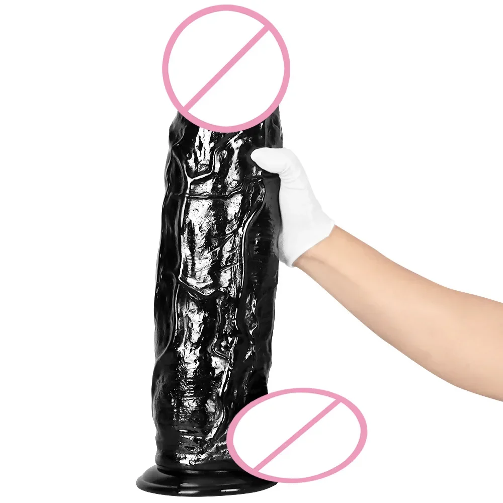12cm Thick Realistic Huge Dildo Fake Penis Strong Suction Cup Anal Dildos Adult Sex Toys for Man Couple Toy Men's Masturbator