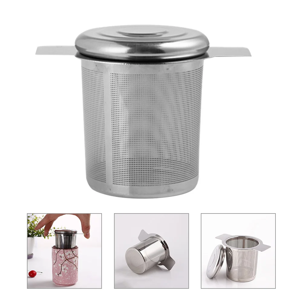 

Tea Leak Filter Teapot Infuser Insert Strainer Cat Mesh Leaf for Loose Filters Stainless Steel Steeper
