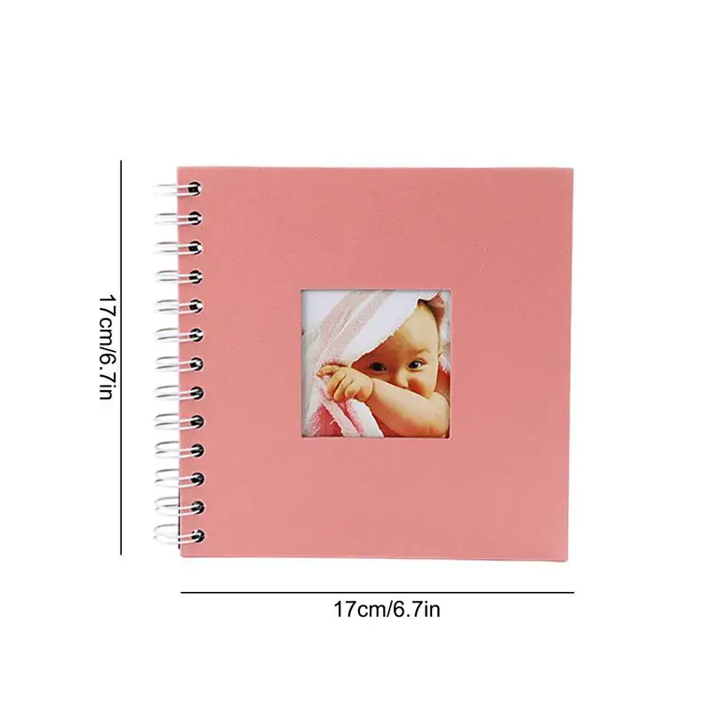 MARCADORUS Album Per Ritagli In Carta Kraft 20x20 Cm - 60 Pagine Bianche Con Copertina Rigida E Chiusura A Nastro - Diario Fai Da Te Per Foto, Viaggi, Ricordi - 3