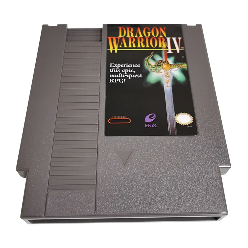 

8-битная игровая карта 72 pin Dragon Warrior IV NTSC и Pal Версия картриджей для видеоигр NES