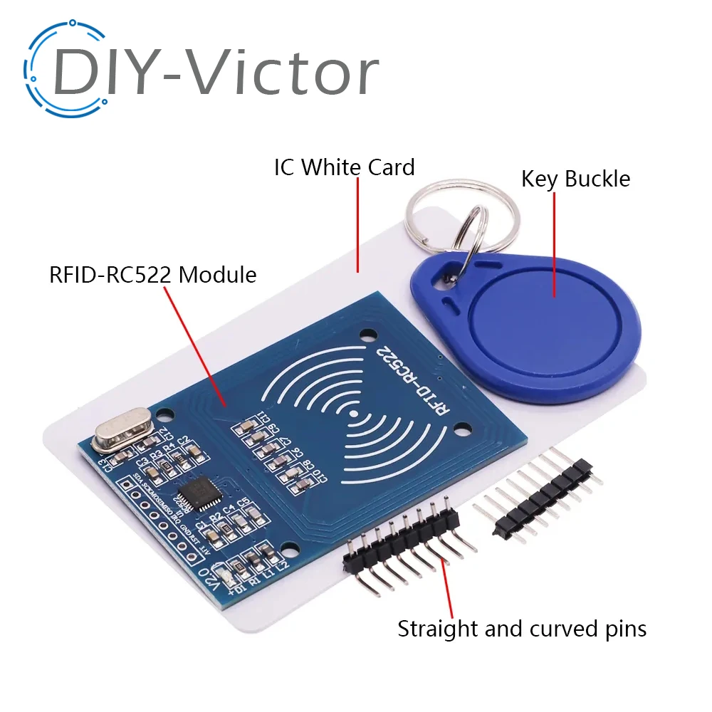 Advanced RFID/NFC Module Kit with Tags and SPI Read/Write Capability