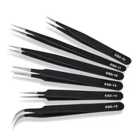 Elbow Straight Head Pointed Tweezers Model Making Tool Multi-Functional Tweezers Models Diorama Kit Hobby Toys Hobbies 1