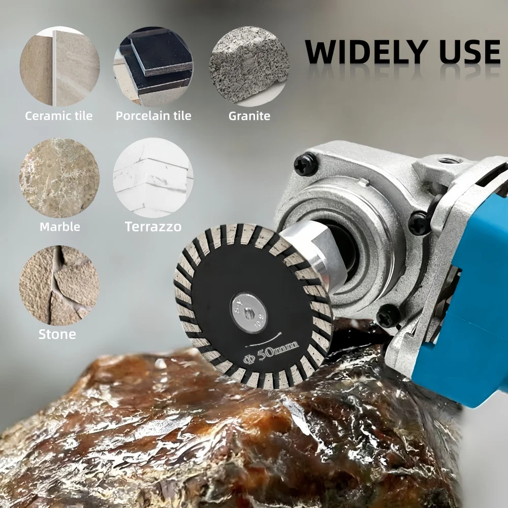 Diamond Cutting Disc for Glass, Jade, Crystal, Tile, and Marble with M14 Flange - Enhanced Engraving Mini Saw Blade
