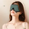 3D Eye Mask Green Breathable Shading Sleeping Hot Sales Eye Mask Adjustable Strap Sleep Mask Padded Travel Rest 2