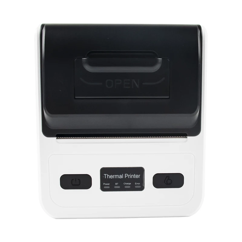 GOOJPRT 3 Inch 80mm Mini Portable Thermal Printer Easy To Use With POS Machine System Receipt Bluetooth Printer small portable printers for travel Printers