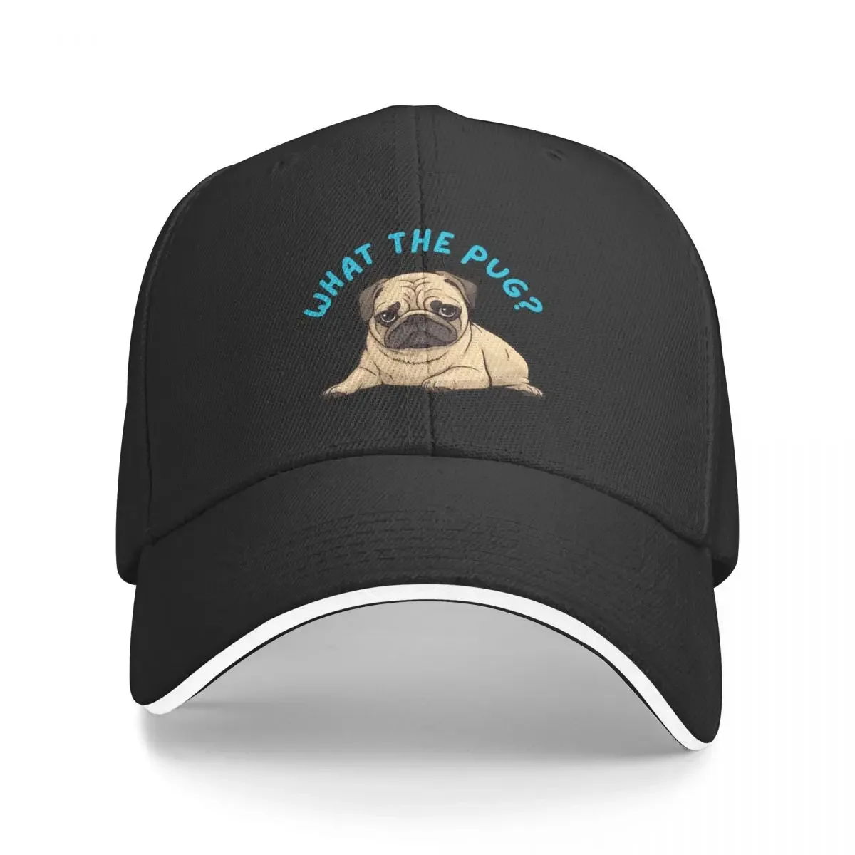 

What the PUG Baseball Cap Beach Streetwear Boy Women's