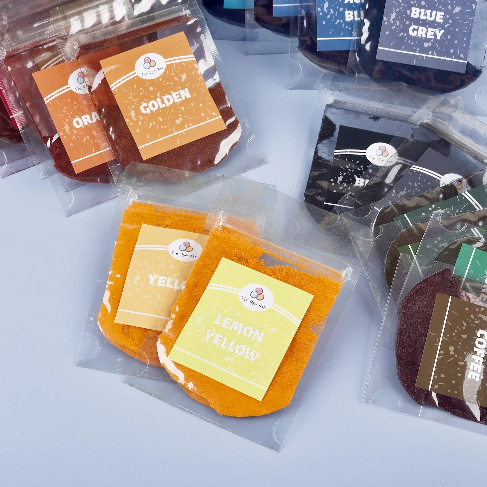 24 Color 10g Fabric Dye Powder DIY Tie Dye Color Change Free Cooking For Fabric Bag Clothes Suit Decorating Fabric Dyes