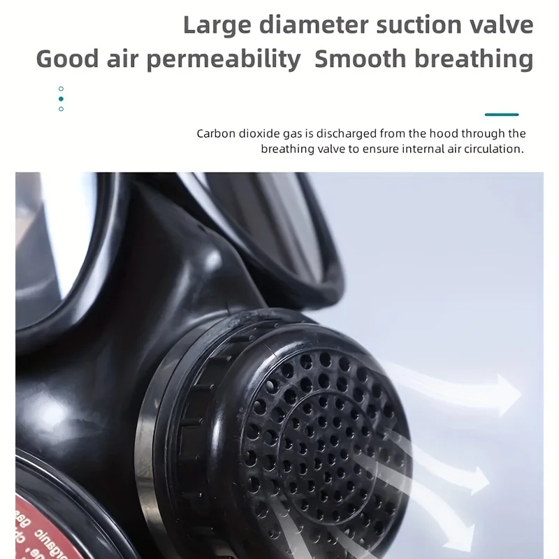 87/MF14 Gas Mask Full Face Respirator Mask with 40mm Activated Carbon Filter for Dust Chemicals Paint Vapors Welding