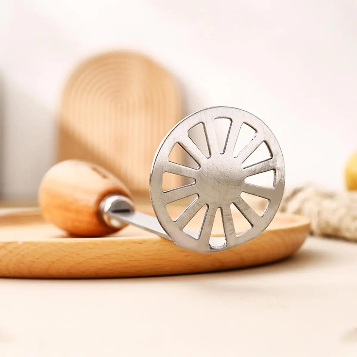 Potato Masher Pressed Potato Masher Pumpkin Fruit Vegetable Pressure Mud Machine Kitchen Children Food Potatoes Mud Pusher