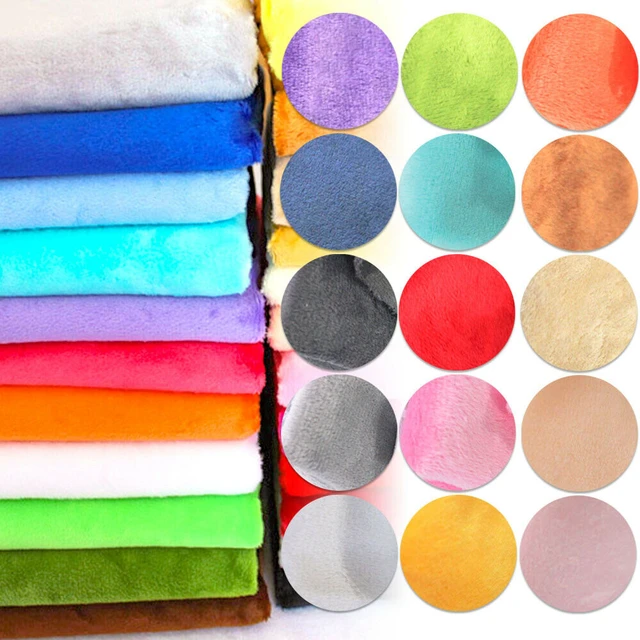 Big Size Plain Short Plush Fabric Soft For Diy Handmade Sewing Craft  Cushion Pillow Sofacover Toy Blanket Home Decor Accessories