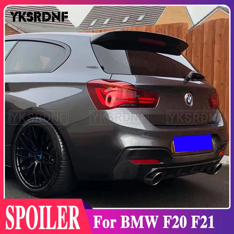 ZHANGDAN ABS Rear Trunk Roof Lip Spoiler Tail Wing for BMW F20 F21 116i 120i 118i M135i 2012 2013 2014 2015 2016 2017 2018 2019 2020 Car Modification Styling Accessories 