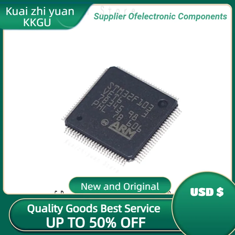 

Новый и оригинальный чип STM32F103VET6 STM32F103VET STM32F103VE STM32F103V IC MCU чип LQFP100, 10 шт./партия, качественные товары