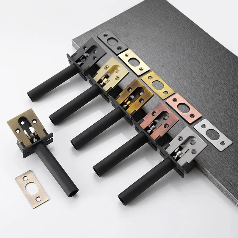 Hidden Safety Door Zinc Alloy Chain Lock Extruded Door Latch Anti-theft Door Lock Home Hotel Security Locks Hardware Accessories