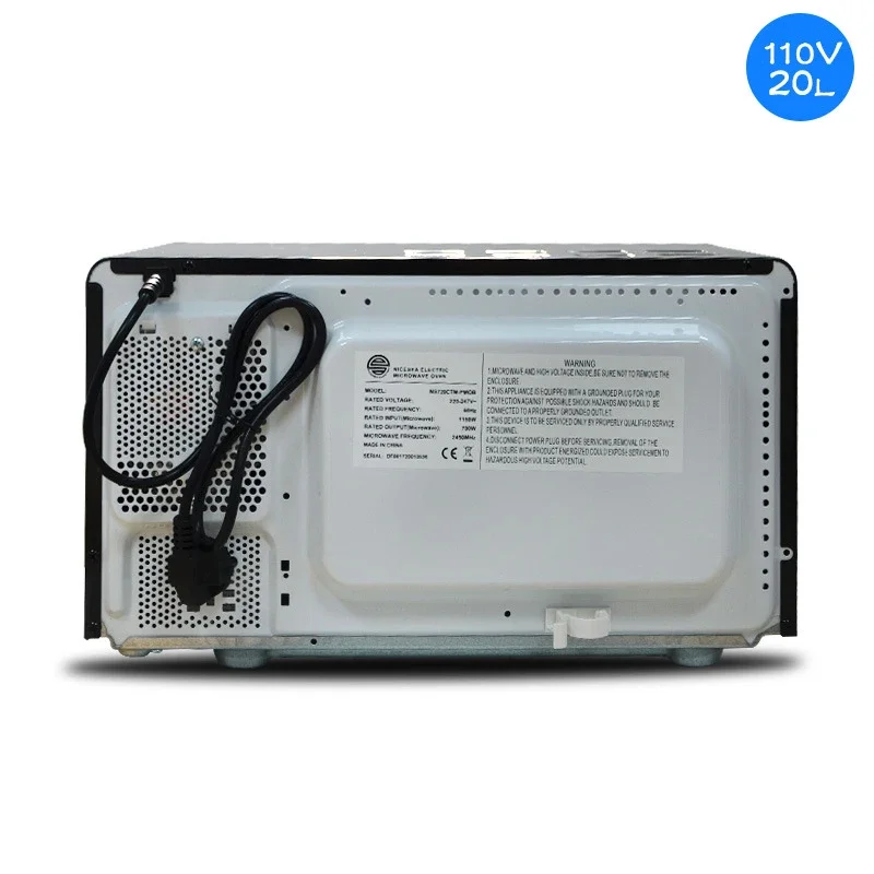 110V 60HZ Microwave Oven 20L Marine Turntable Commercial /Household Microwave Oven High Power Adjustable 6
