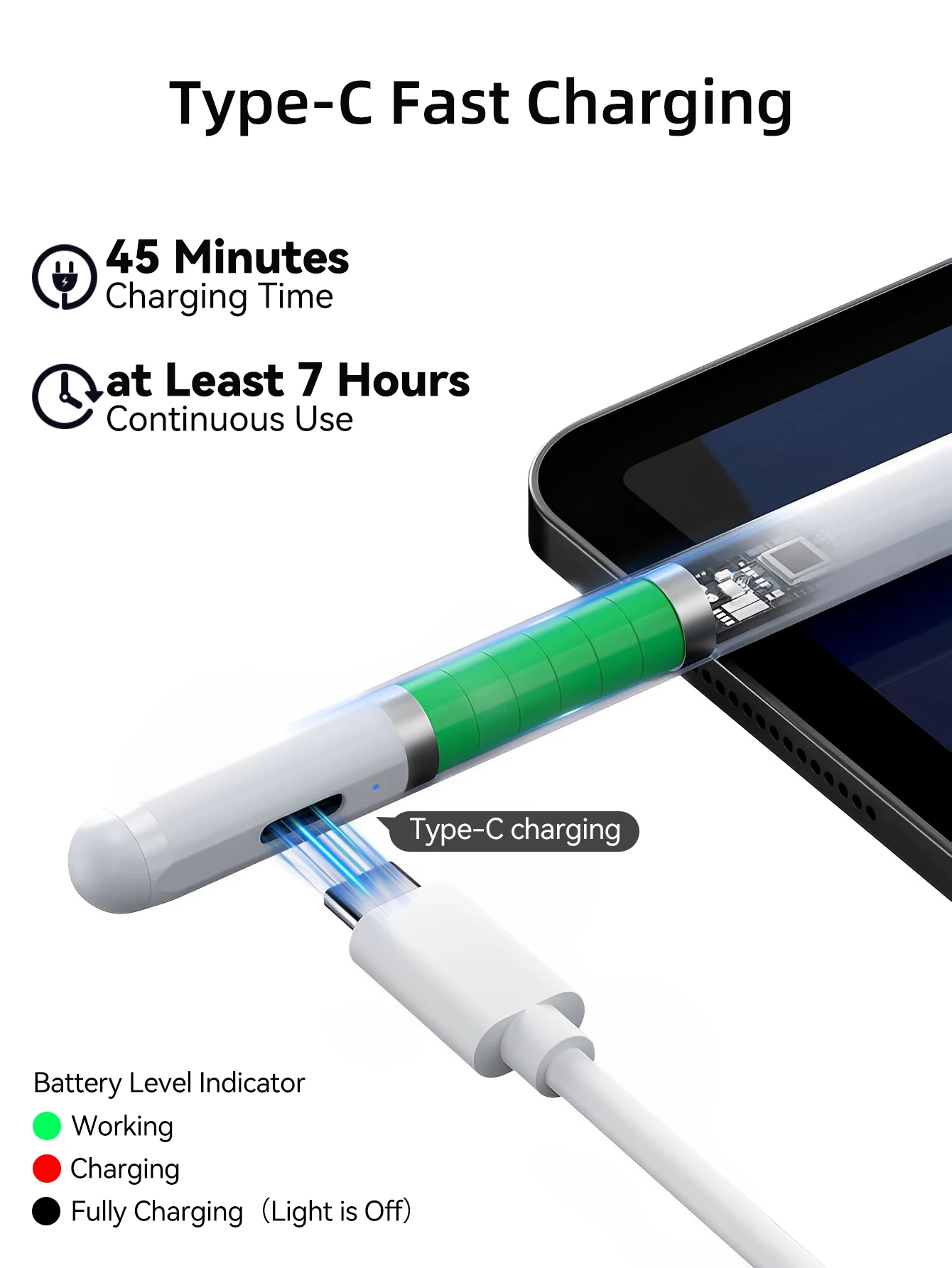 For iPad Stylus Pencil 2025 iPad Air 11 Air 13 M2 M3 Pro 13 11 M4