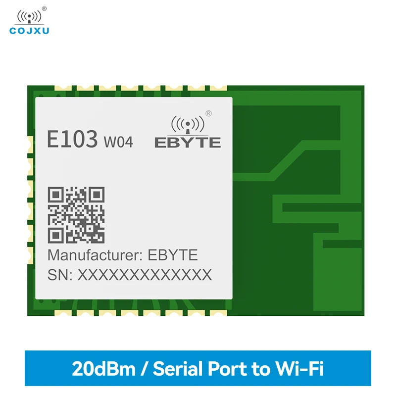 COJXU 직렬 포트-와이파이 UART 모듈, Modbus IoT 게이트웨이, E103-W04 TCP UDP MQTT HTTP 20dbm 장거리 70m 스마트 홈