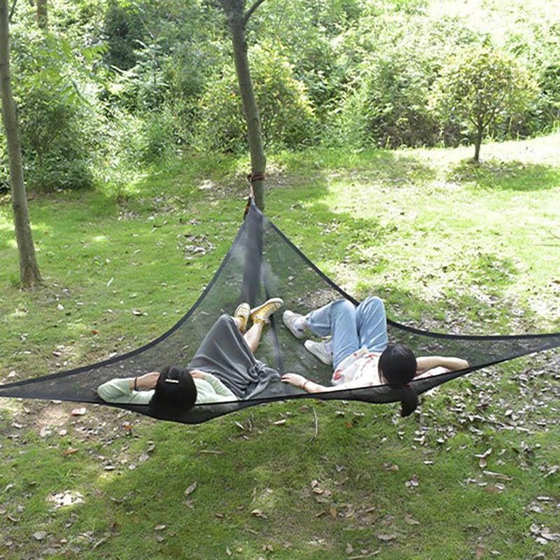 Person Tree Hammock Point Design, Heavy Ratchet And Strap Aerial