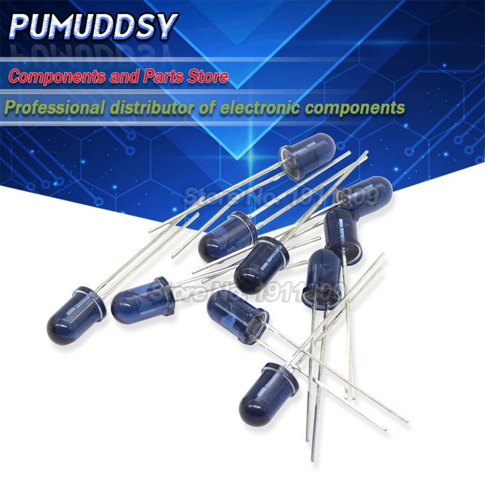 20 Stück TSAL6400 Infrarot LEDs - 940nm IR Dioden Dip-2 5mm | Für Elektronik Projekte