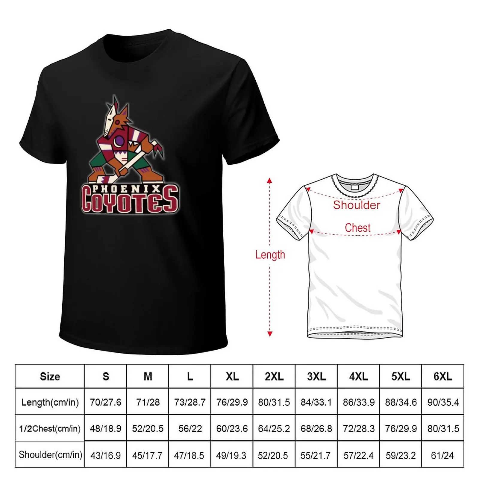 Arizona Coyotes T-Shirt quick-drying t-shirt tops boys white t shirts mens  t shirts