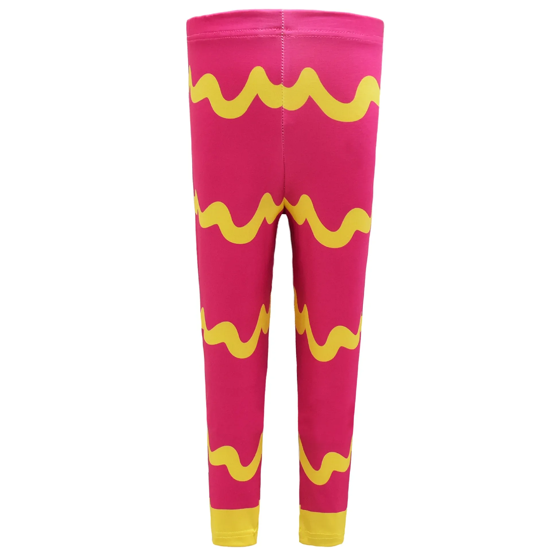 Kids Girls Anime Cartoon Princess Power Print Ruffle Dress Pants Set Outfit Christmas Role Play Halloween Cosplay Costume