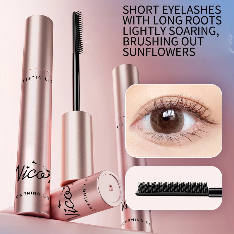 Mascara 3D Black Brown Lash Eyelash Brush Extension Long-wearing Eye Liner Pen Ultra-fine Waterproof Cosmetics Beauty Makeup image