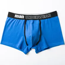 High Quality Male Cotton Underwear Men European Plus Size Mens Boxers Underpants Solid Color Breathable Man Panties Lingerie