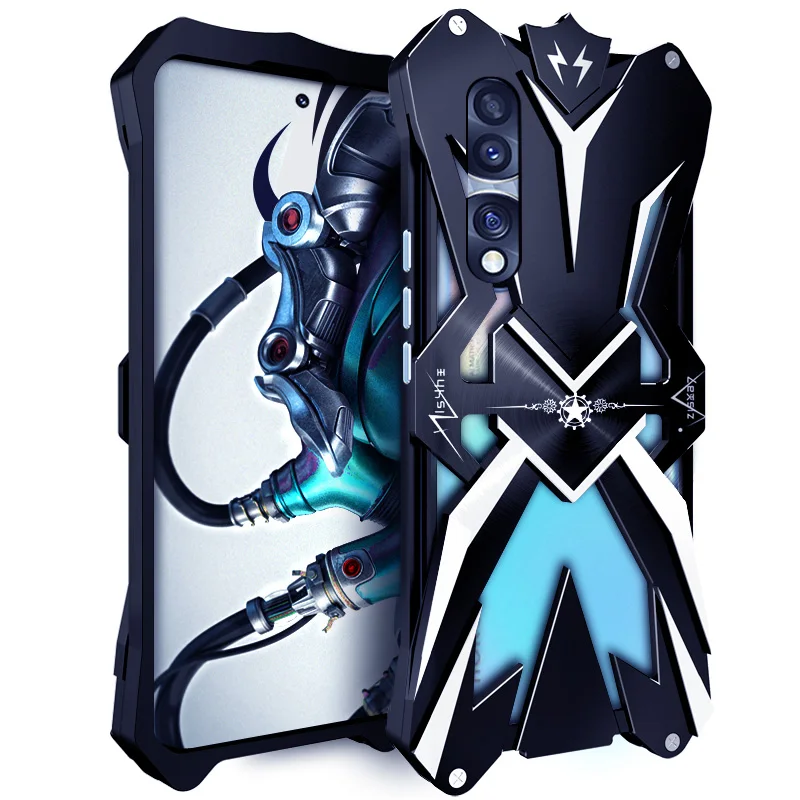 Original Zimon Luxury Thor Heavy Duty Armor Metal Aluminum Mobile Phone Case Covers For Honor 70 Honor70 Pro Cover Cases