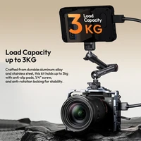 Ulanzi HD02 10-inch Magic Arm Kit for Outdoor Camera Photography Livestreaming Vlog with All-Direction Ball Head Adaptable Clamp - Image 3