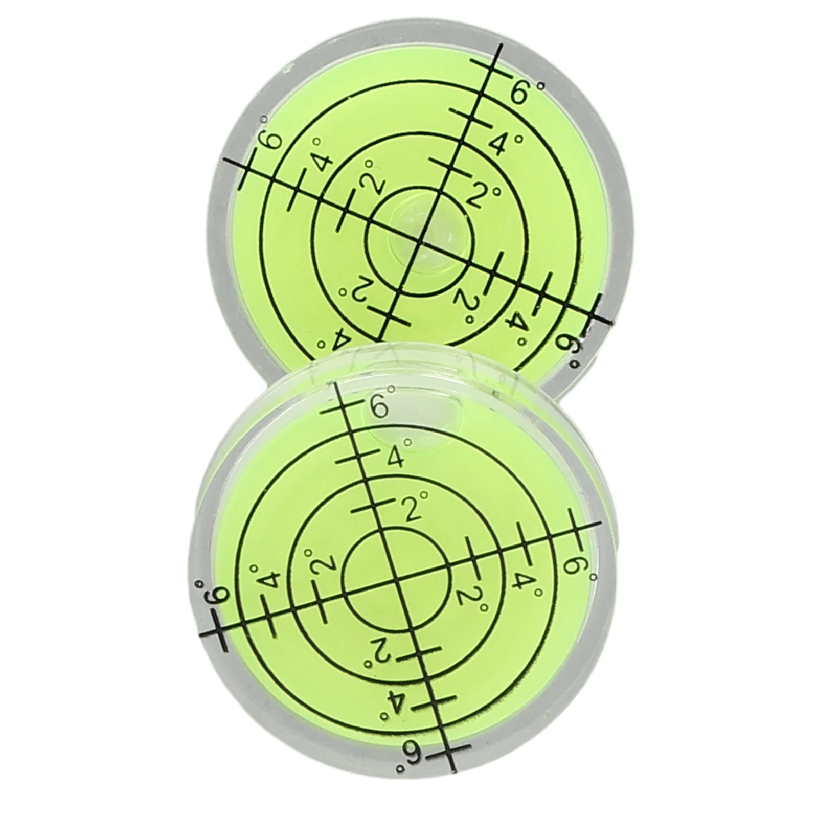 

Degree Mark Bubble Level Highly Translucent Horizontal 32*7mm/1.26*0.28in Fluorescent Yellow-green Wear-resistant