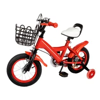 Vélo pour enfants 12 pouces, rouge, léger (15,98 lb), cadre en acier au carbone durable, revêtement en plastique, taille compacte pour un rangement et un transport faciles 2
