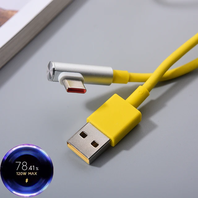 Xiaomi-ターボタイプCタイプUSB充電ケーブル,90度急速充電,L字型,6a,mi 
