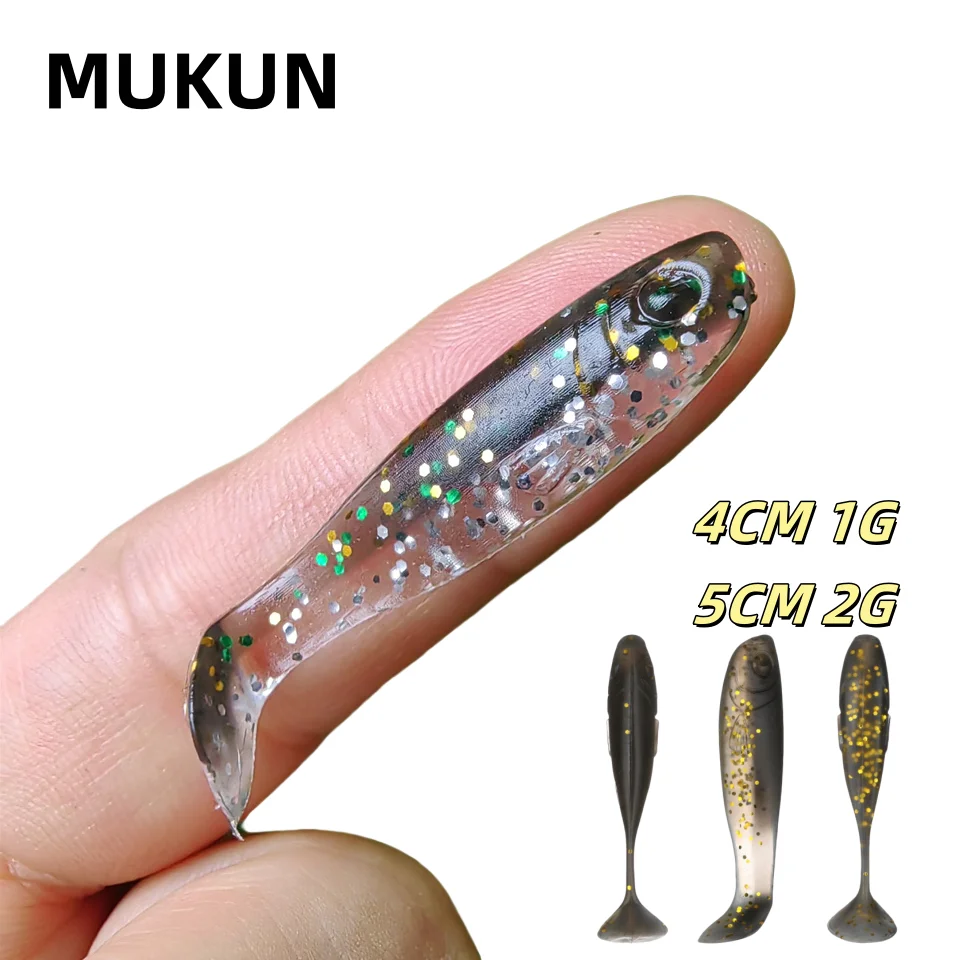 MUKUN 10 teile/los Shad Wurm Weichen Köder T Schwanz Jigging Wobbler Angeln Köder Tackle Bass Pike Aritificial Silikon Swimbait