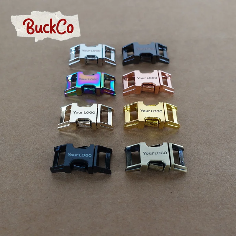 

10pcs/lot Engraved Side release colorful buckle dog collars accessory durable security retailing 10mm webbing strapping 8 kinds