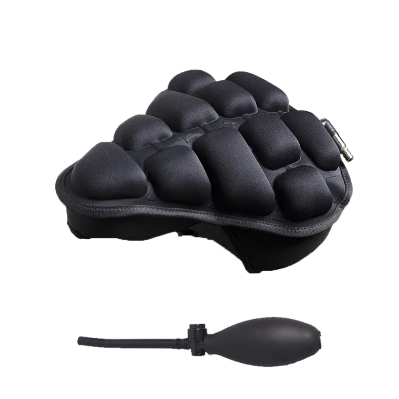 Foldable Inflatable Airbag Seat Cushion Cover, Portable Saddle, Cycling Accessories, Mountain Bike, New 6
