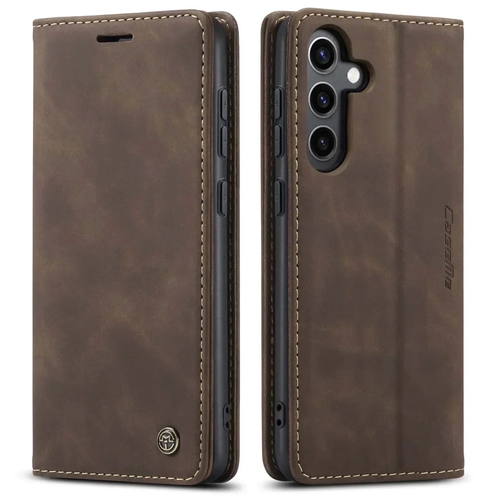 Premium Flip Leather Wallet Cover with Enhanced Protection