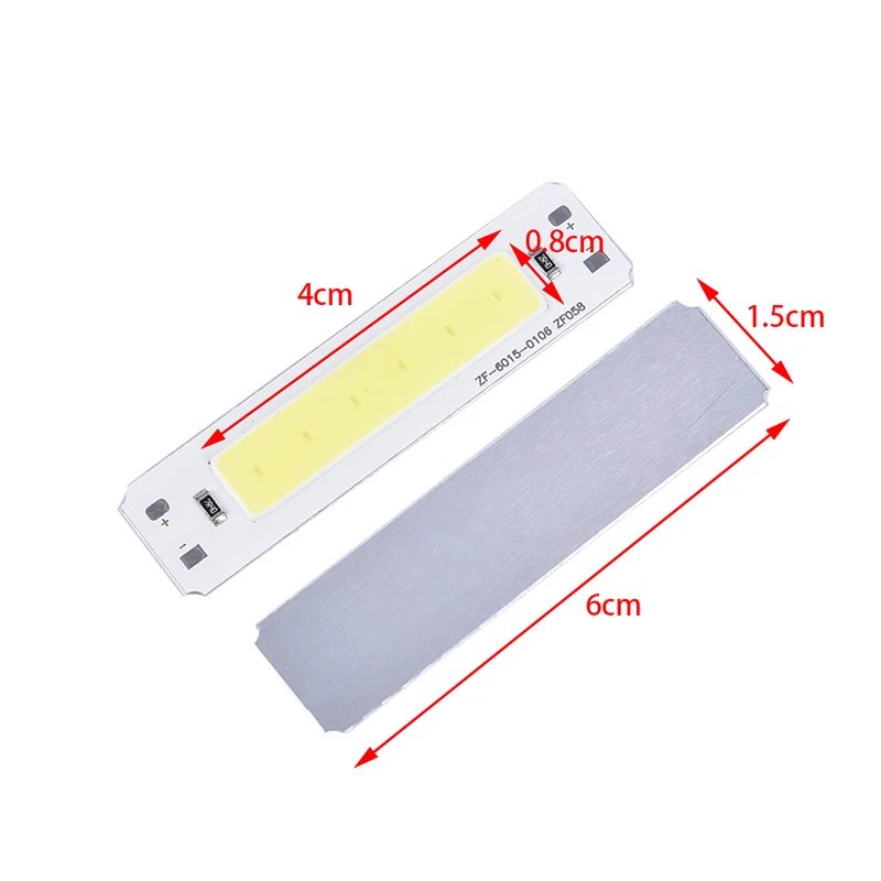 5V COB Chip Bar Light Source 2W Strip Light For DIY USB Table Lamp Panel Light Bar Lamp Chip Warm Cold White