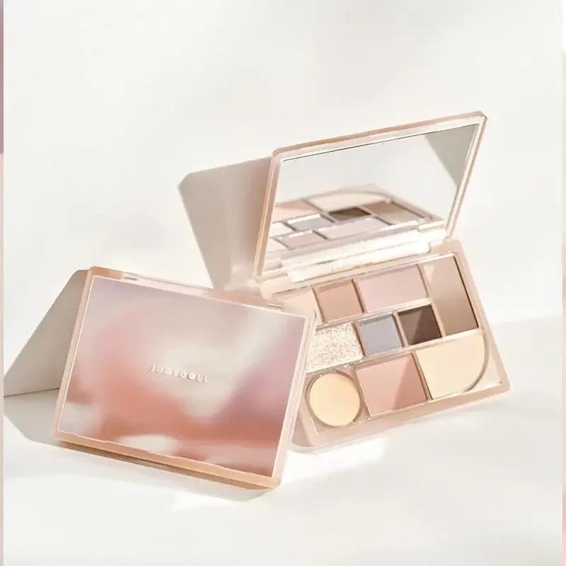 Judydoll10ColorsEyeshadowPaletteBlushHighlightContourAllinOne