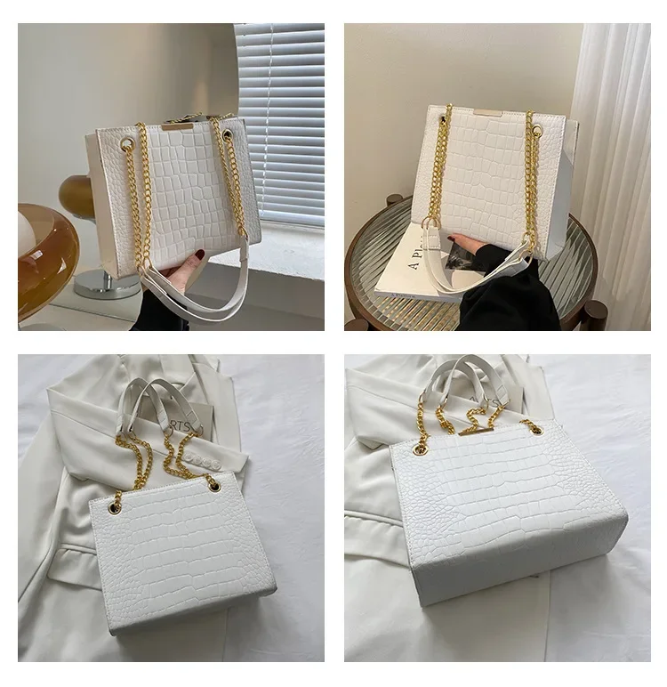 PU Leather Bag Soft Square Design