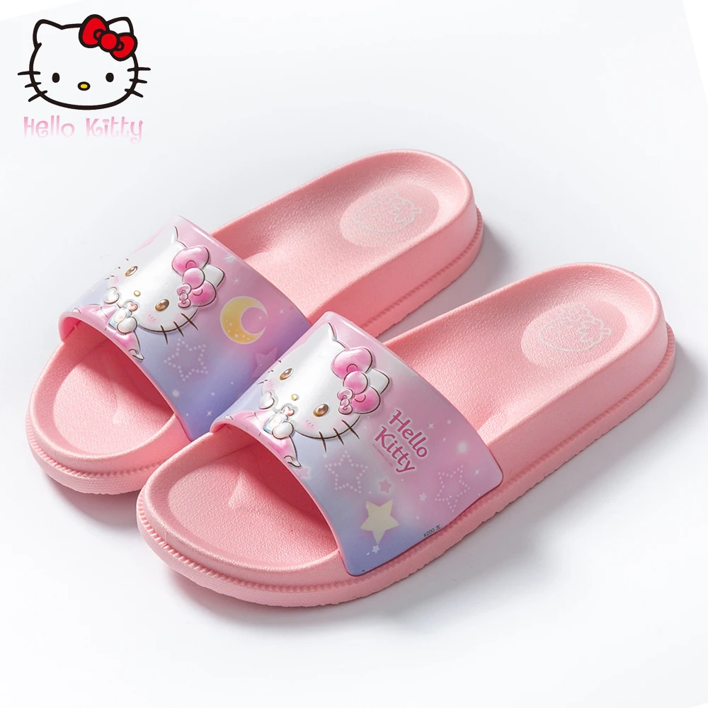 Hello Kitty Kids Lovely Cartoon Slippers For Summer Children