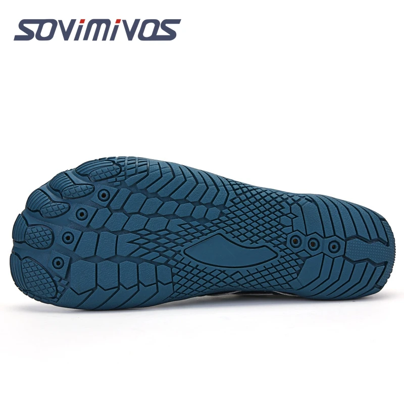 Mens Barefoot Five Fingers Shoes Summer Running Shoes for Women Outdoor Lightweight Quick Aqua Fitness Sports Sneakers