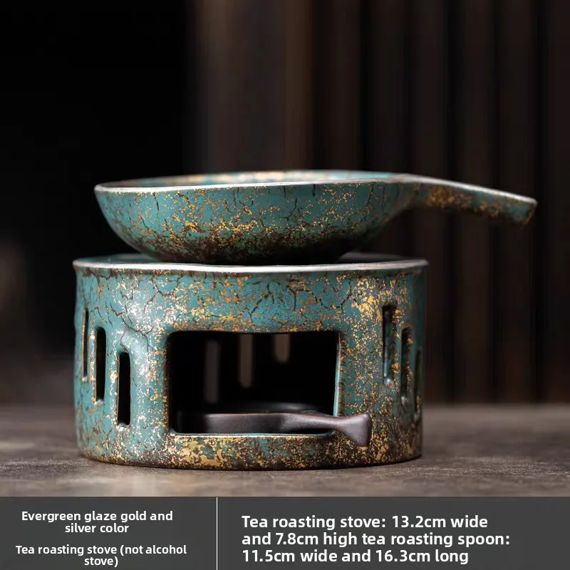 Japanese style coarse pottery household candle tea oven, ceramic tea oven, aroma enhancing and warming tea table utensil