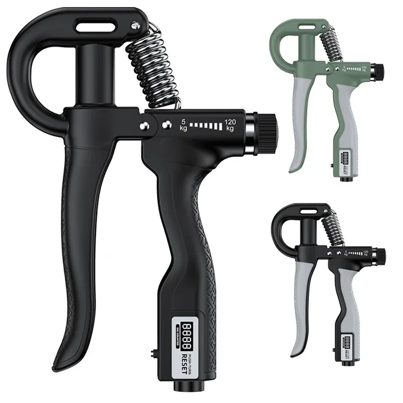 5-120kg Adjustable Heavy Hand Grip Strengthener Finger Expander Arm Wrist Forearm Trainers Fitness Steel Spring Gripper Exercise hand strengthener finger strength trainer finger trainer forearm exerciser hand grip trainers hand grip exerciser hand trainer wrist exerciser spring grip hand exerciser